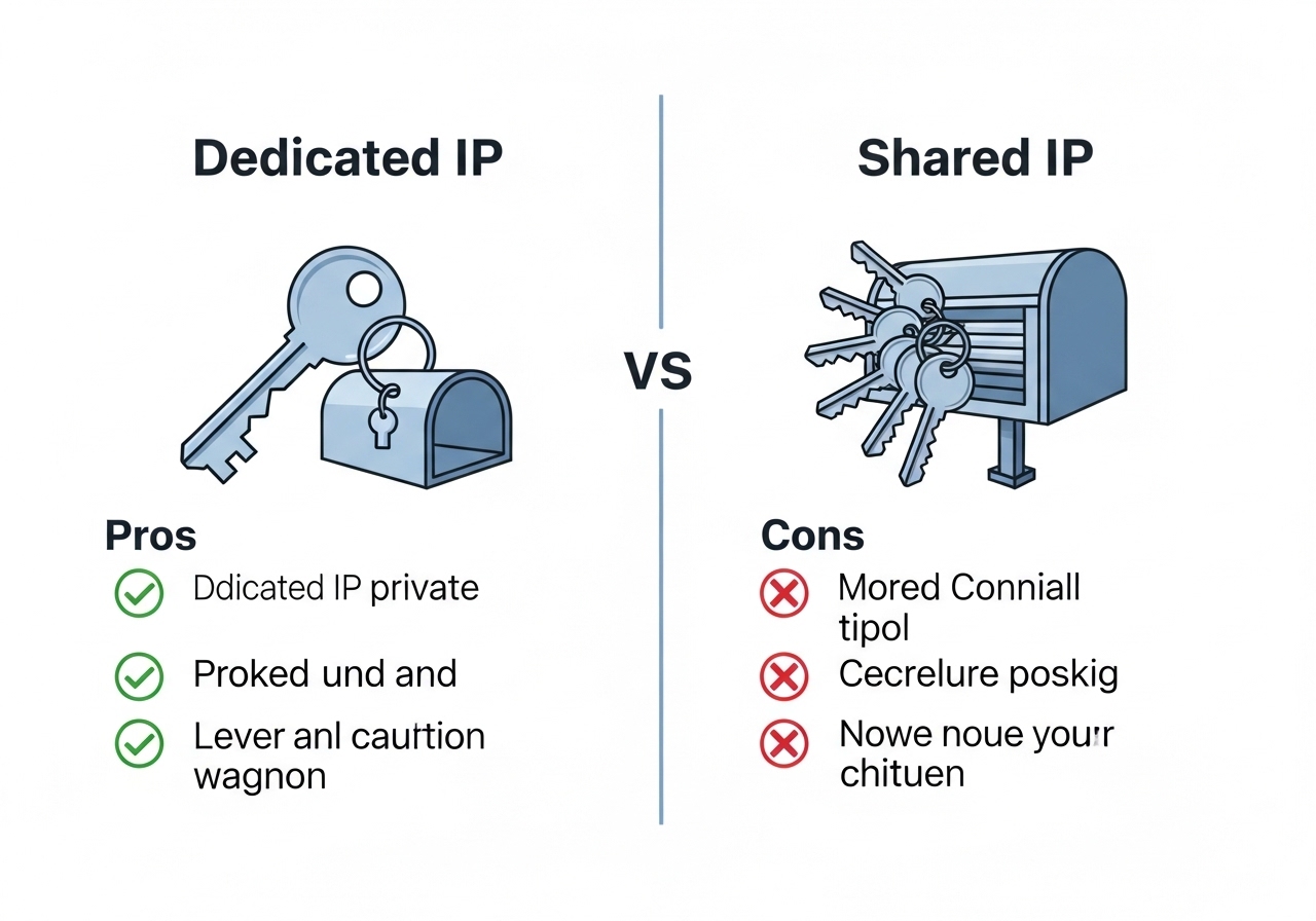 Dedicated IP vs Shared IP for Bulk Email Sending: Pros and Cons