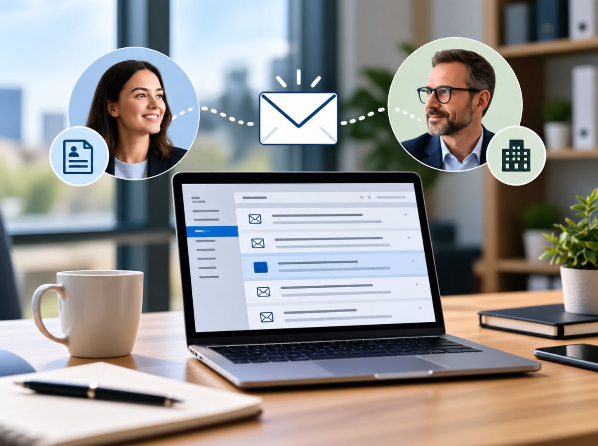 Recruitment email marketing connecting job candidates and employers through targeted emails