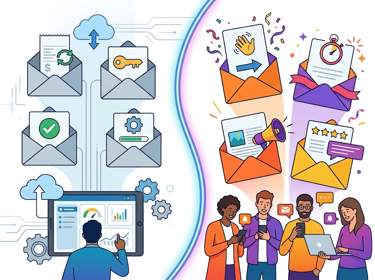 Transactional Emails vs Marketing Emails: What Every SaaS Company Must Know