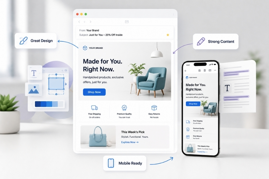 Why Email Design and Content Both Matter