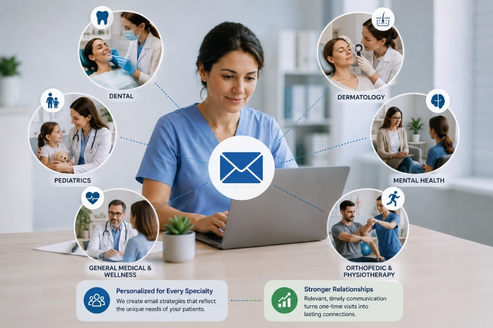Healthcare Niches We Serve with Email Marketing