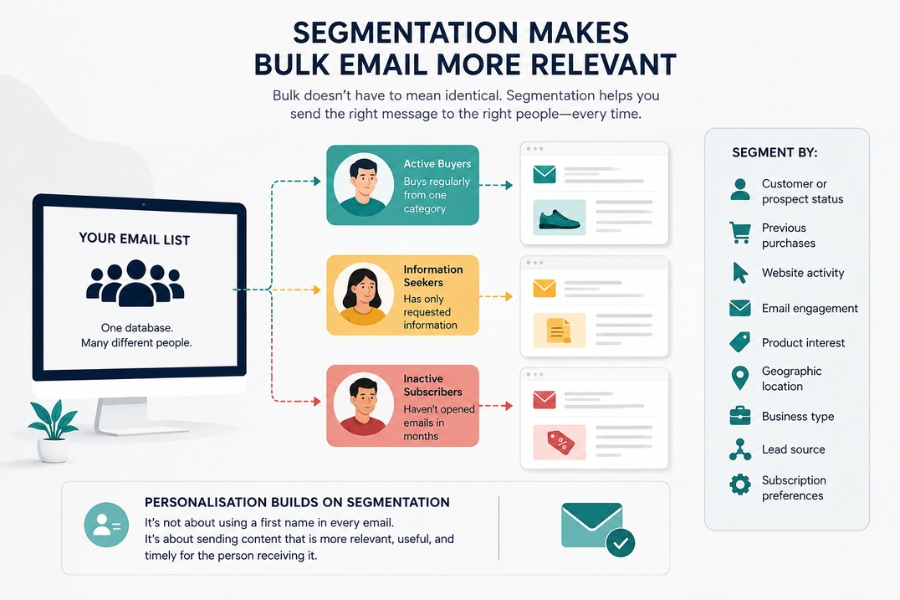 Segmentation Makes Bulk Email More Relevant