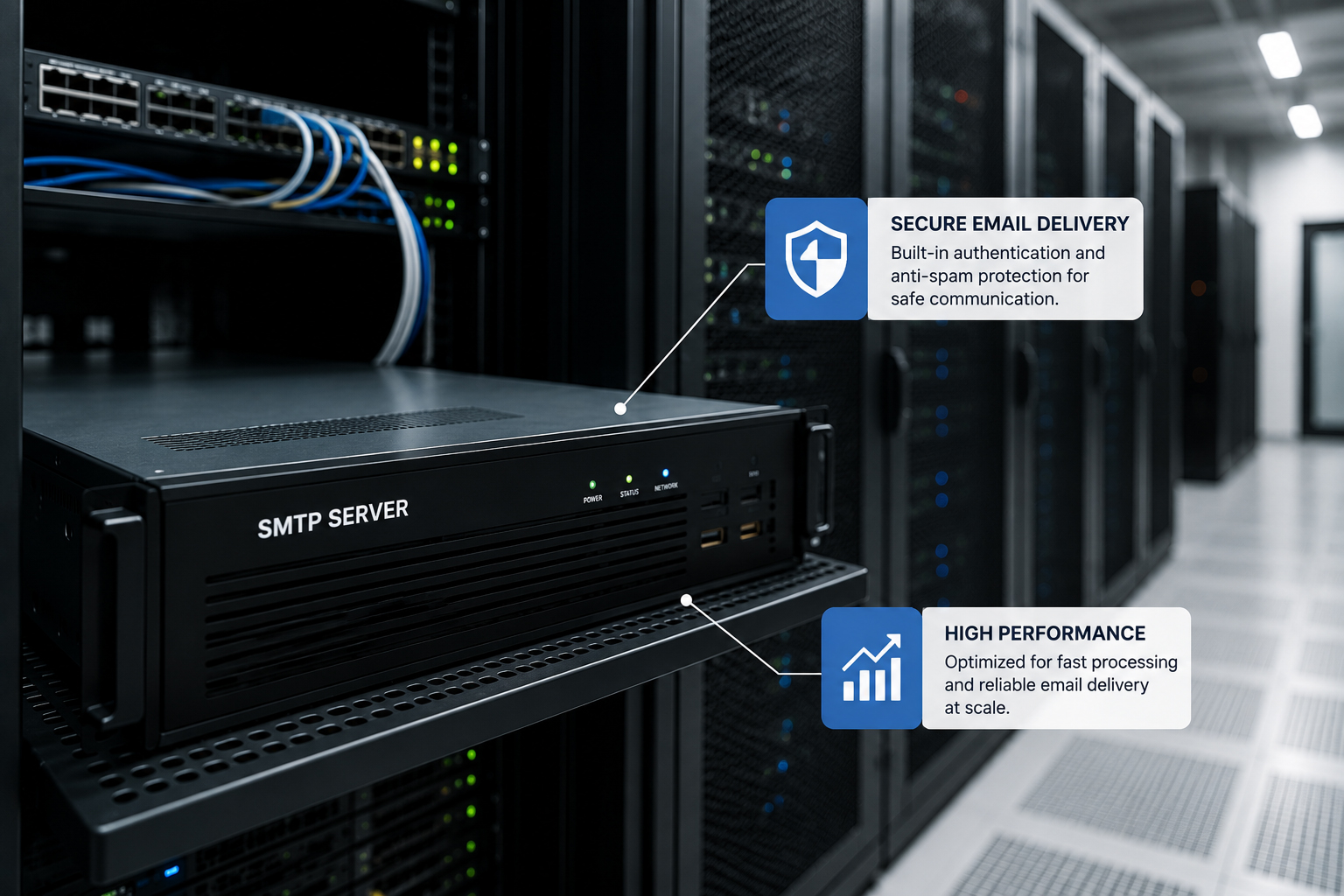 Send Emails in Seconds with Dedicated SMTP Servers