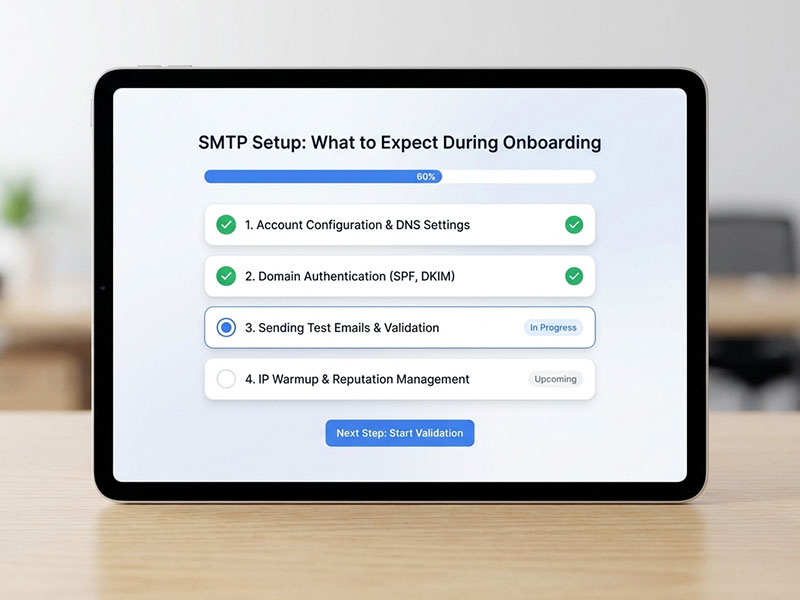 SMTP Setup: What to Expect During Onboarding