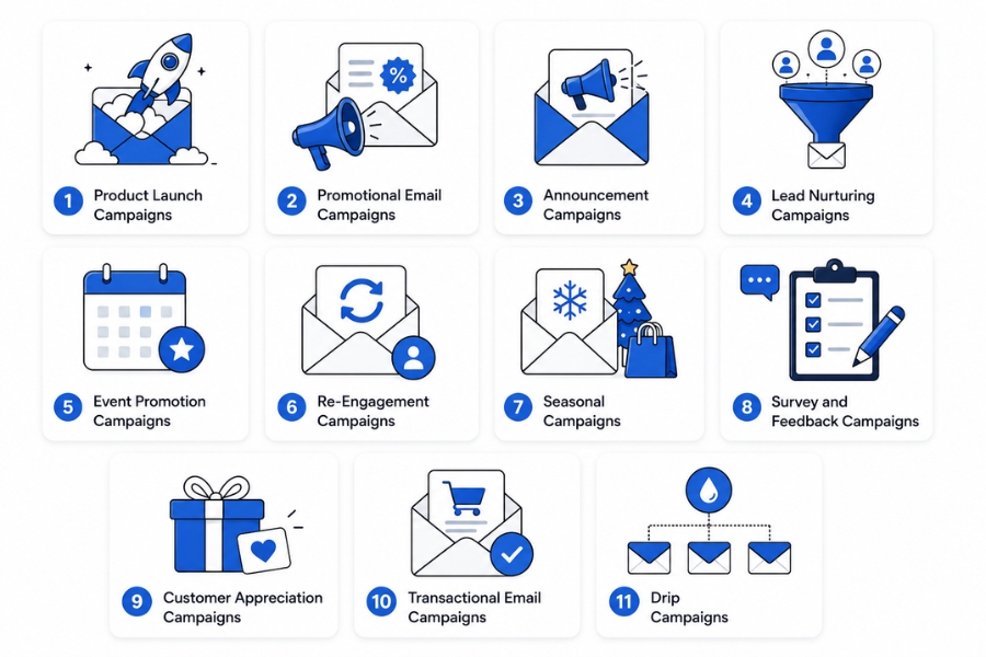 Email Campaign Types We Create